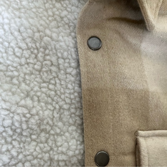 Brand new checked blouse jacket lined with imitation fur Urban Planet - Picture 4 of 6